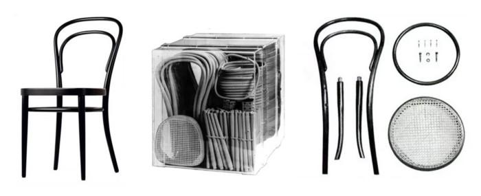 Chaise Thonet n°14, Michael Thonet, 1859. Chaise Thonet n°14, Michael Thonet, 1859