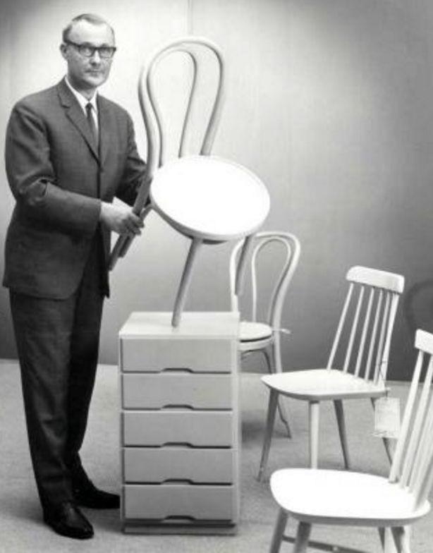 Chaise Thonet … euh, Ögla, ikéa, 1961