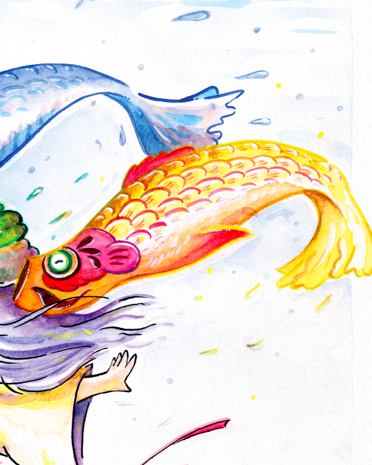 La fille aux koinobori 5