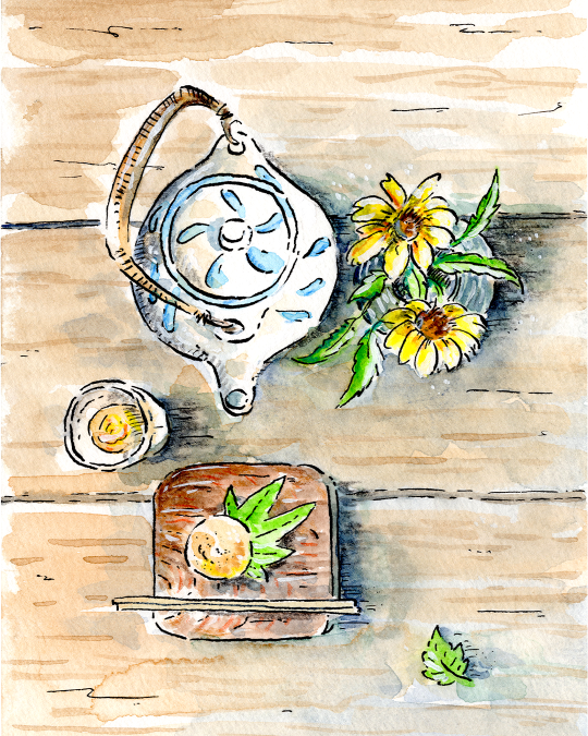 Le mochi aux herbes 2